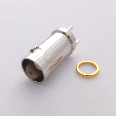 Ο θηλυκός συνδετήρας bnc-50KH4 BNC για το PCB τοποθετεί